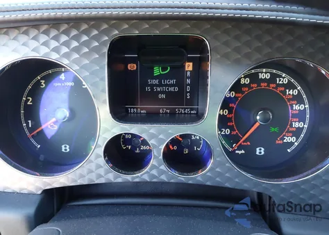 2009 Bentley Continental Gt Speed from USA, damaged, VIN SCBCP73W19C059638